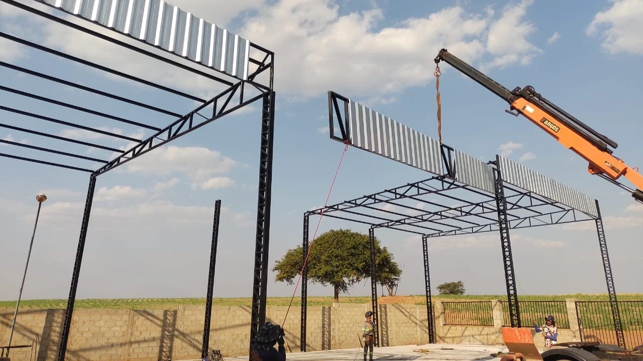 Guindaste e Cobertura